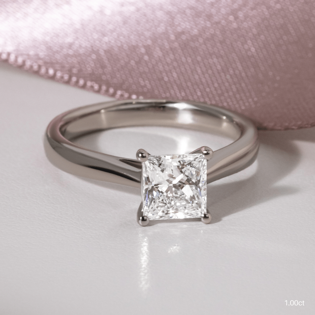 Serena White Gold Solitaire Engagement Ring
