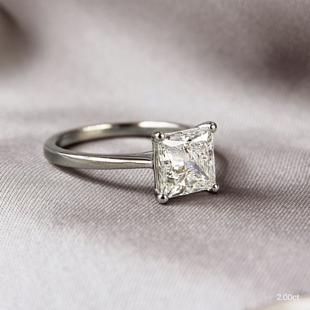 Serena White Gold Solitaire Engagement Ring