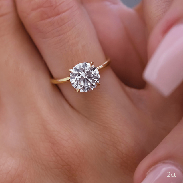 Una Yellow Gold Engagement Ring