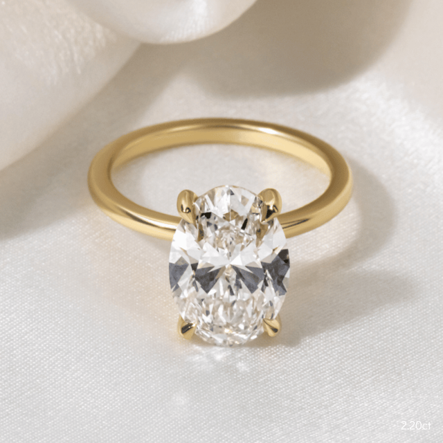 Una Yellow Gold Engagement Ring