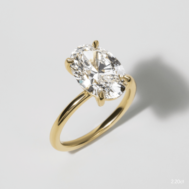 Una Yellow Gold Engagement Ring