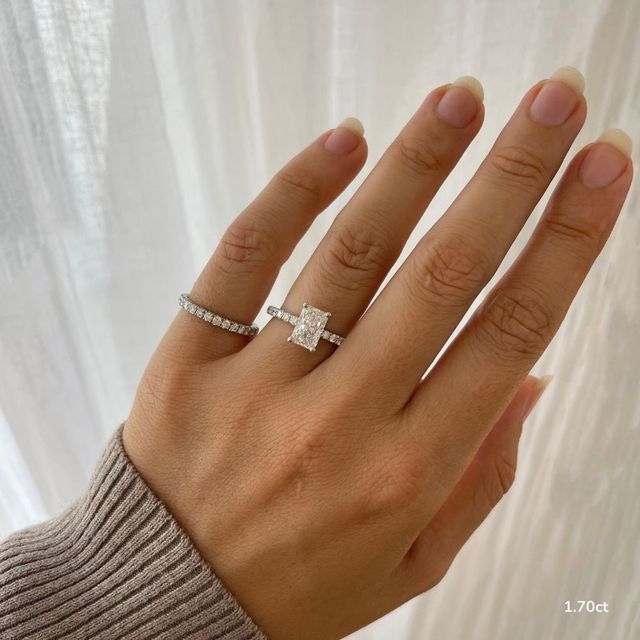 Laila Platinum Pave Engagement Ring