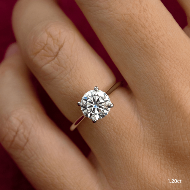 Serena Platinum Solitaire Engagement Ring