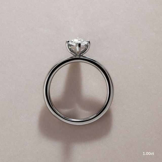 Chelsea Dainty White Gold Engagement Ring