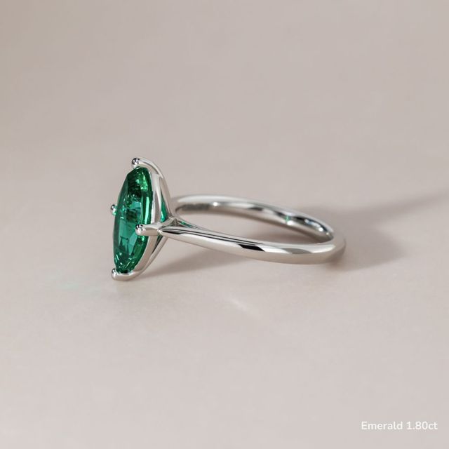 Serena White Gold Solitaire Engagement Ring