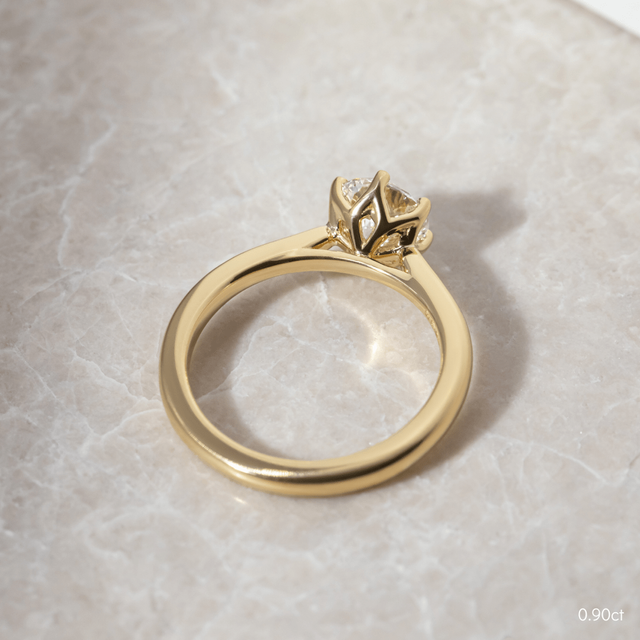 Jemini Yellow Gold Engagement Ring