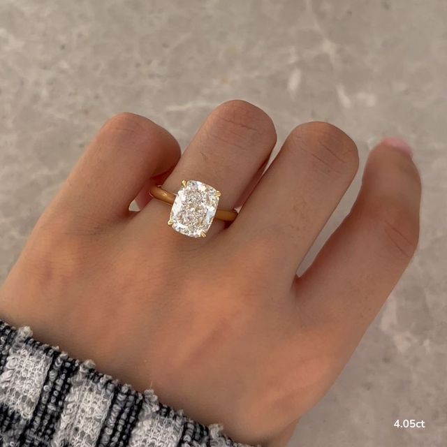 Avery Yellow Gold Solitaire Engagement Ring