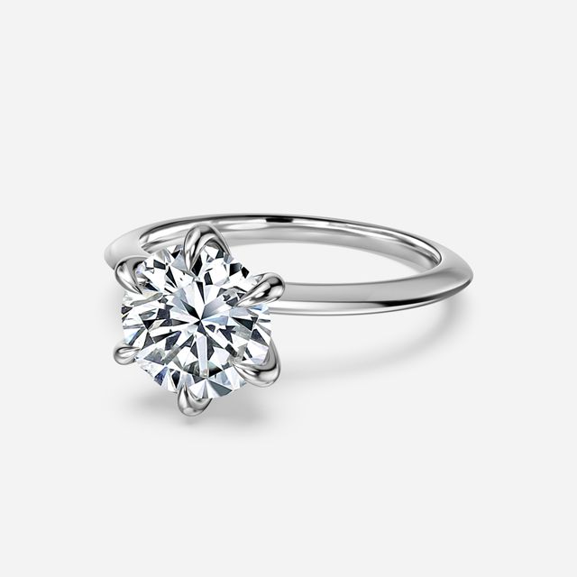 Kylie Platinum Solitaire Engagement Ring