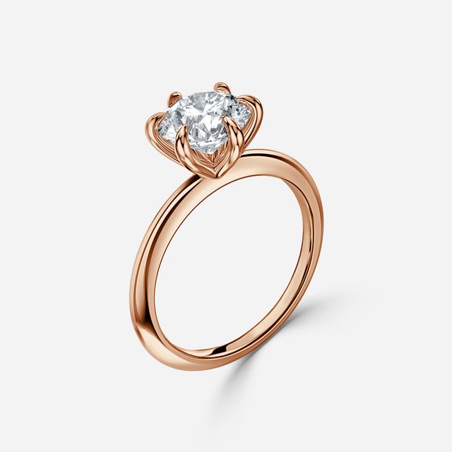 Kylie Rose Gold Solitaire Engagement Ring