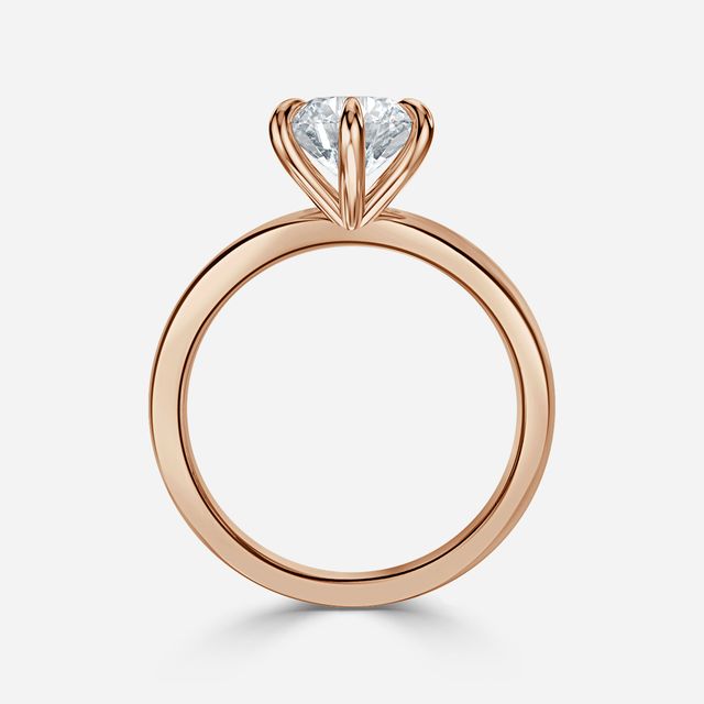 Kylie Rose Gold Solitaire Engagement Ring