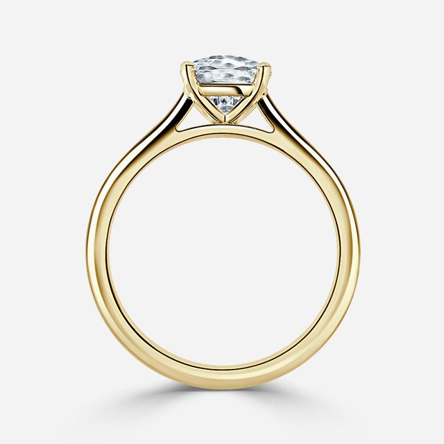Avery Yellow Gold Solitaire Engagement Ring
