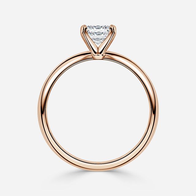 Hazel Rose Gold Solitaire Engagement Ring