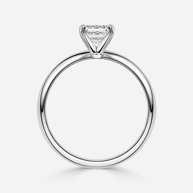 Hazel Platinum Solitaire Engagement Ring