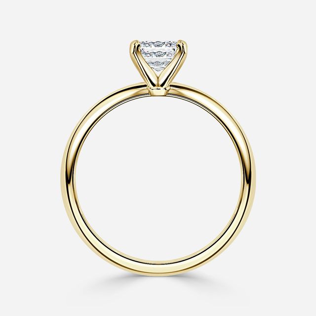 Hazel Yellow Gold Engagement Ring
