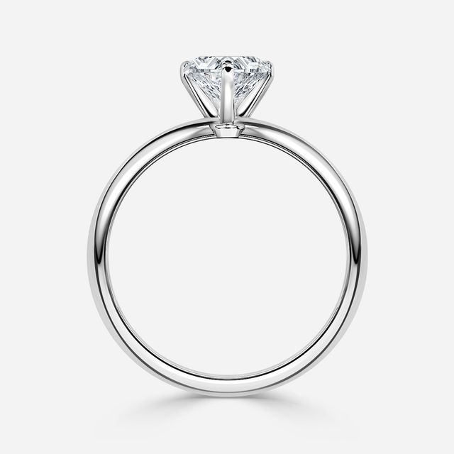 Hazel White Gold Solitaire Engagement Ring