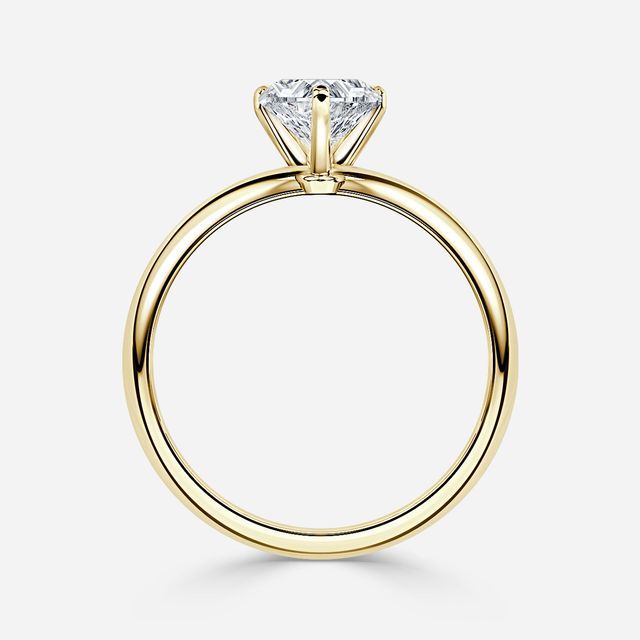 Hazel Yellow Gold Engagement Ring