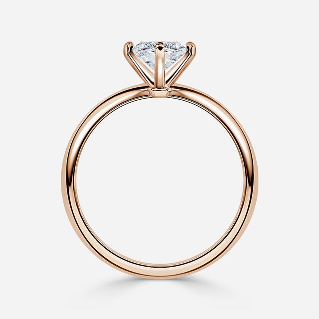 Hazel Rose Gold Solitaire Engagement Ring