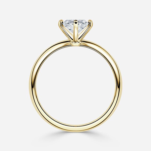 Hazel Yellow Gold Engagement Ring