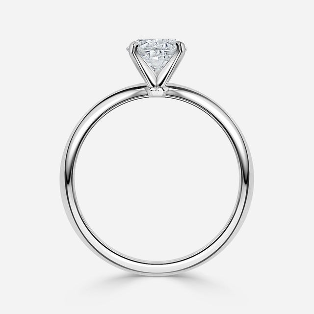 Hazel Platinum Solitaire Engagement Ring