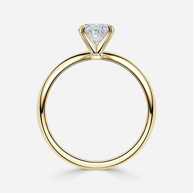Hazel Yellow Gold Engagement Ring