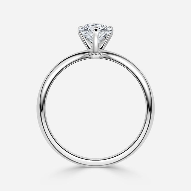 Hazel Platinum Solitaire Engagement Ring