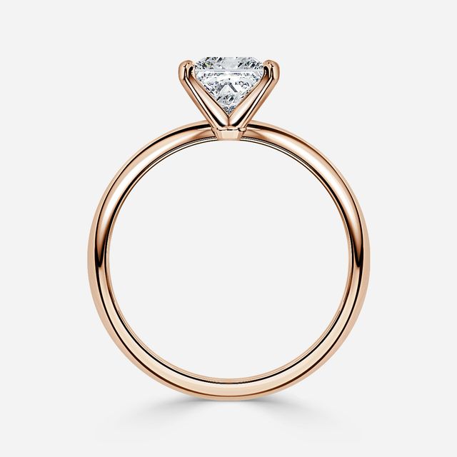 Hazel Rose Gold Solitaire Engagement Ring