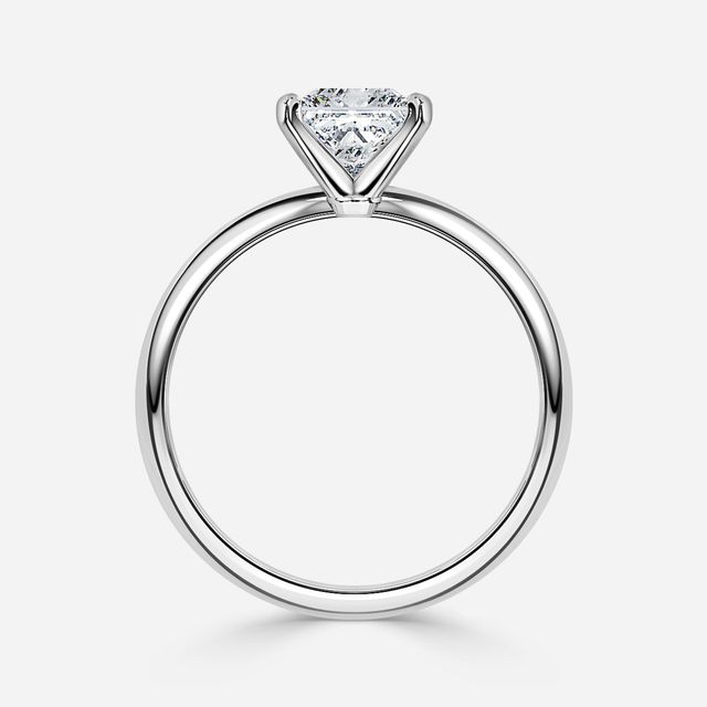 Hazel White Gold Solitaire Engagement Ring