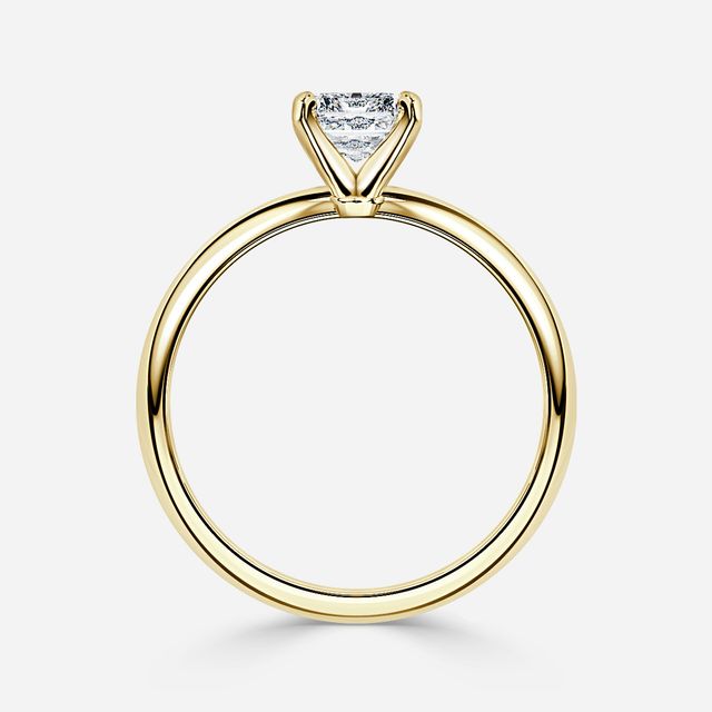 Hazel Yellow Gold Engagement Ring