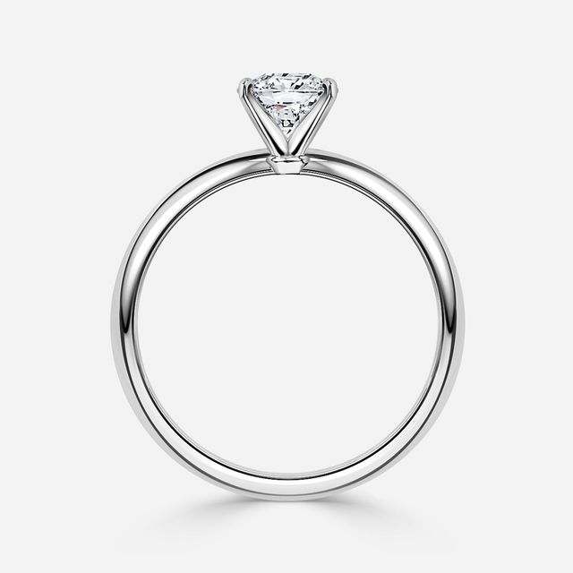Hazel Platinum Solitaire Engagement Ring