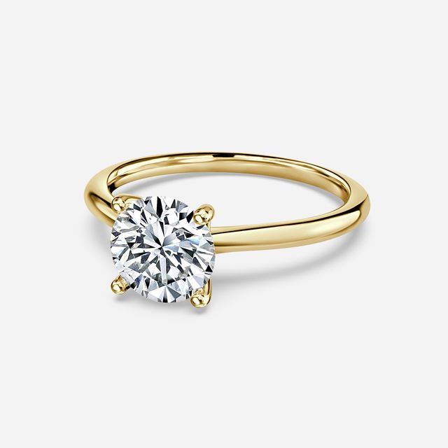 Melanie Yellow Gold Engagement Ring