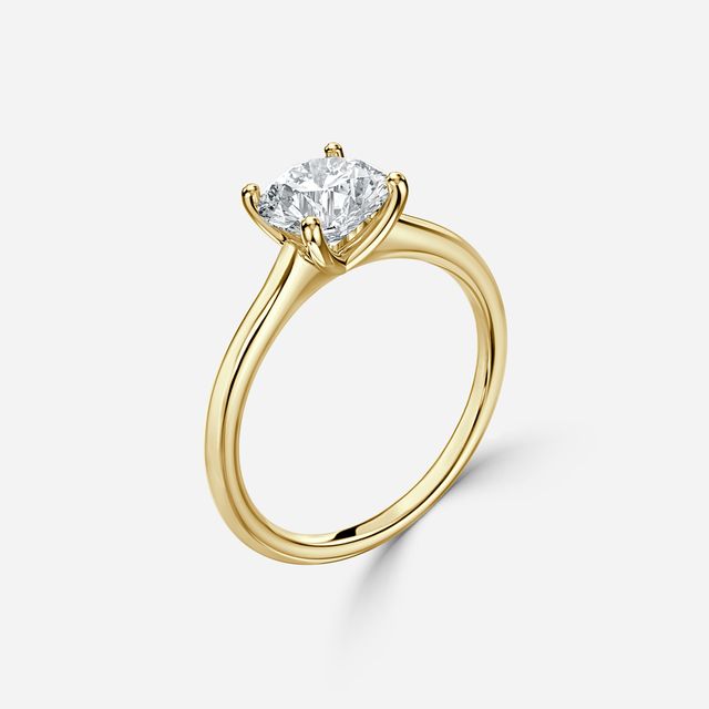 Melanie Yellow Gold Engagement Ring