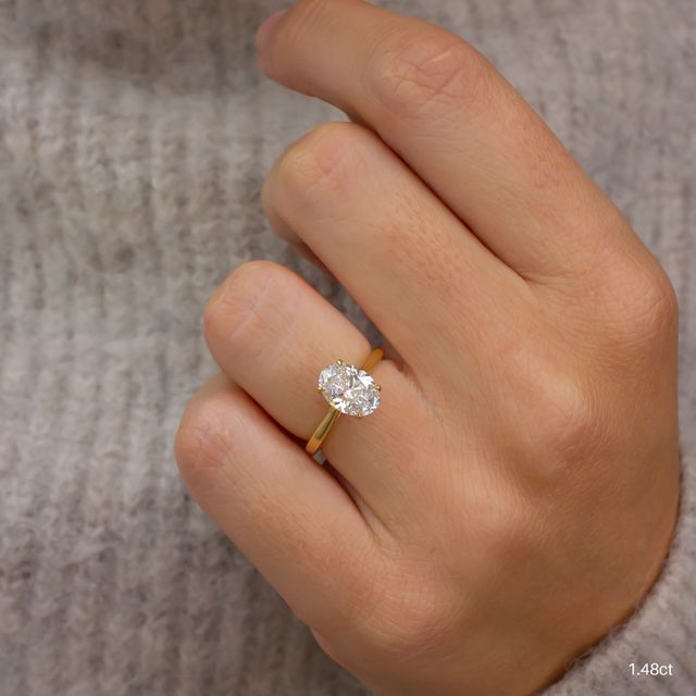 Serena Yellow Gold Solitaire Engagement Ring