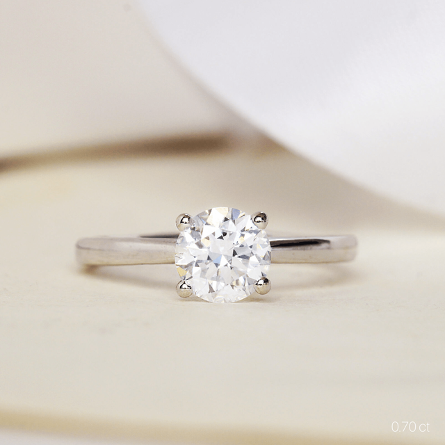 Melanie White Gold Engagement Ring
