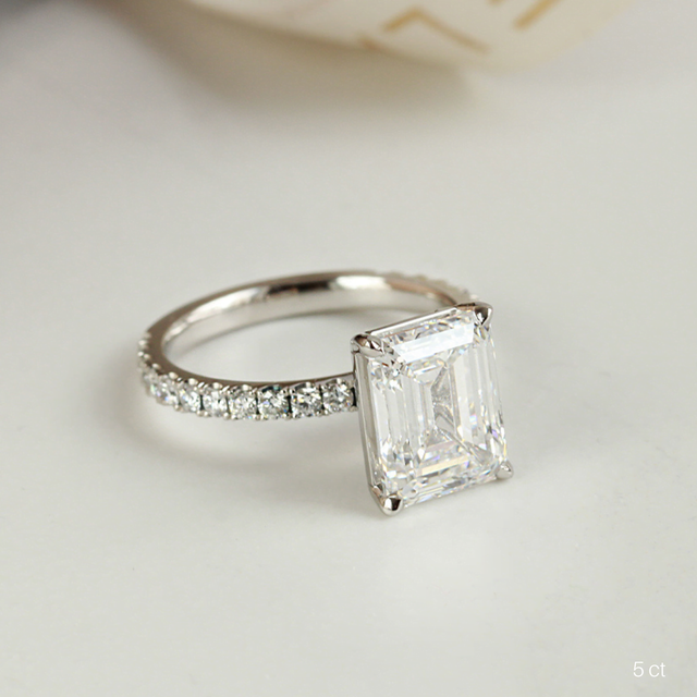 Laila Platinum Pave Engagement Ring