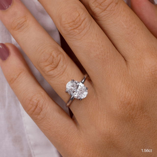 Delaila Platinum Engagement Ring
