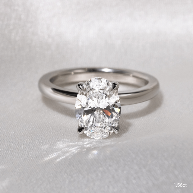 Delaila Platinum Engagement Ring