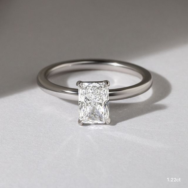 Una White Gold Engagement Ring