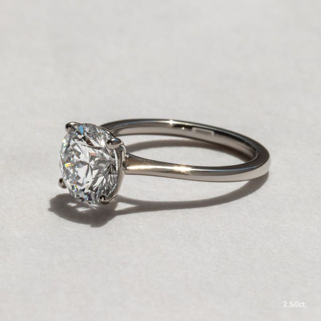 Serena Platinum Solitaire Engagement Ring