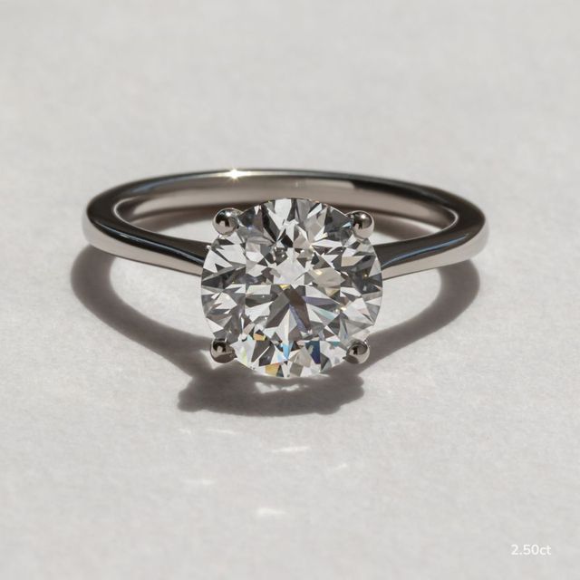 Serena Platinum Solitaire Engagement Ring