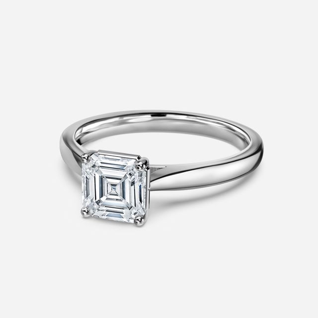 Serena White Gold Solitaire Engagement Ring