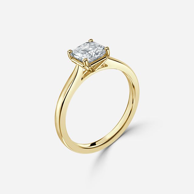 Serena Yellow Gold Solitaire Engagement Ring