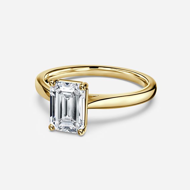 Serena Yellow Gold Solitaire Engagement Ring