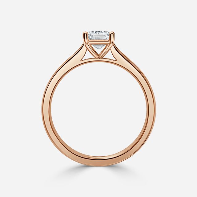 Serena Rose Gold Solitaire Engagement Ring