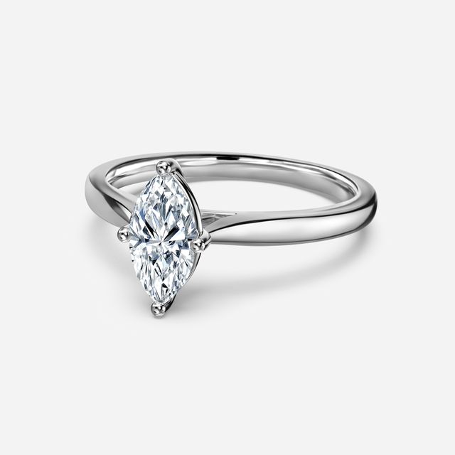 Serena White Gold Solitaire Engagement Ring