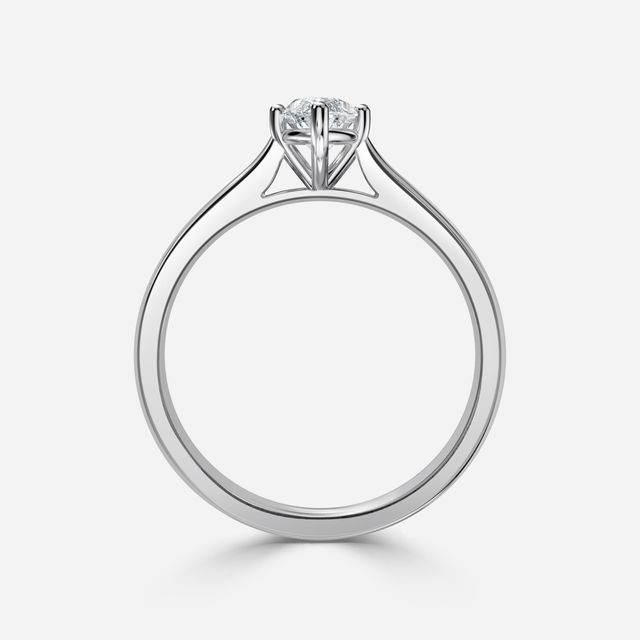 Serena White Gold Solitaire Engagement Ring