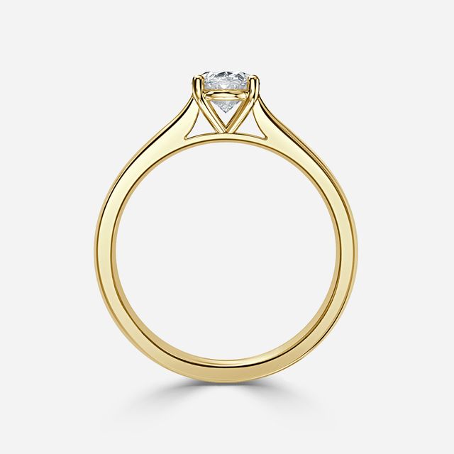 Serena Yellow Gold Solitaire Engagement Ring