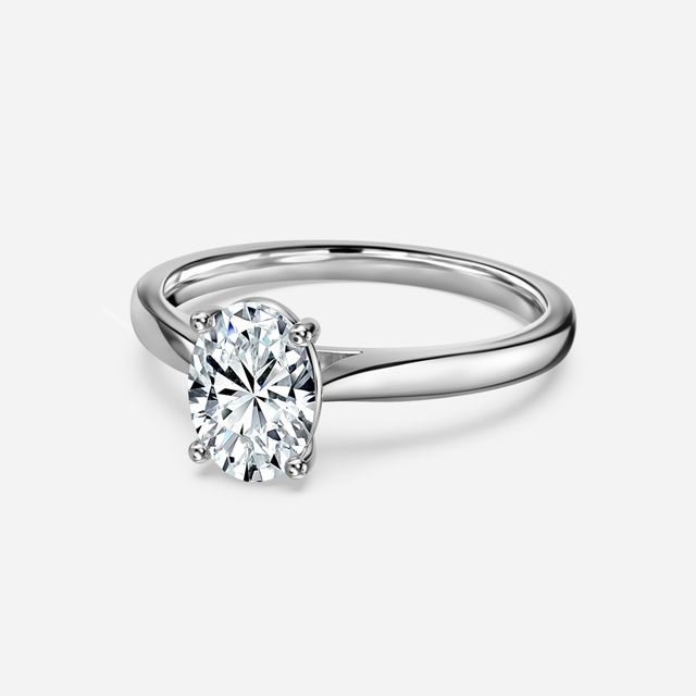 Serena Platinum Solitaire Engagement Ring