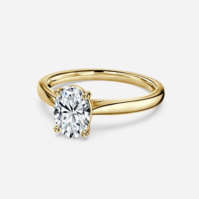 Serena Yellow Gold Solitaire Engagement Ring