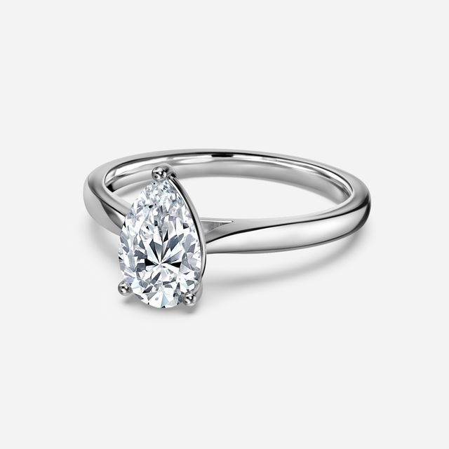 Serena White Gold Solitaire Engagement Ring