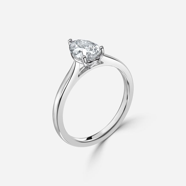 Serena White Gold Solitaire Engagement Ring